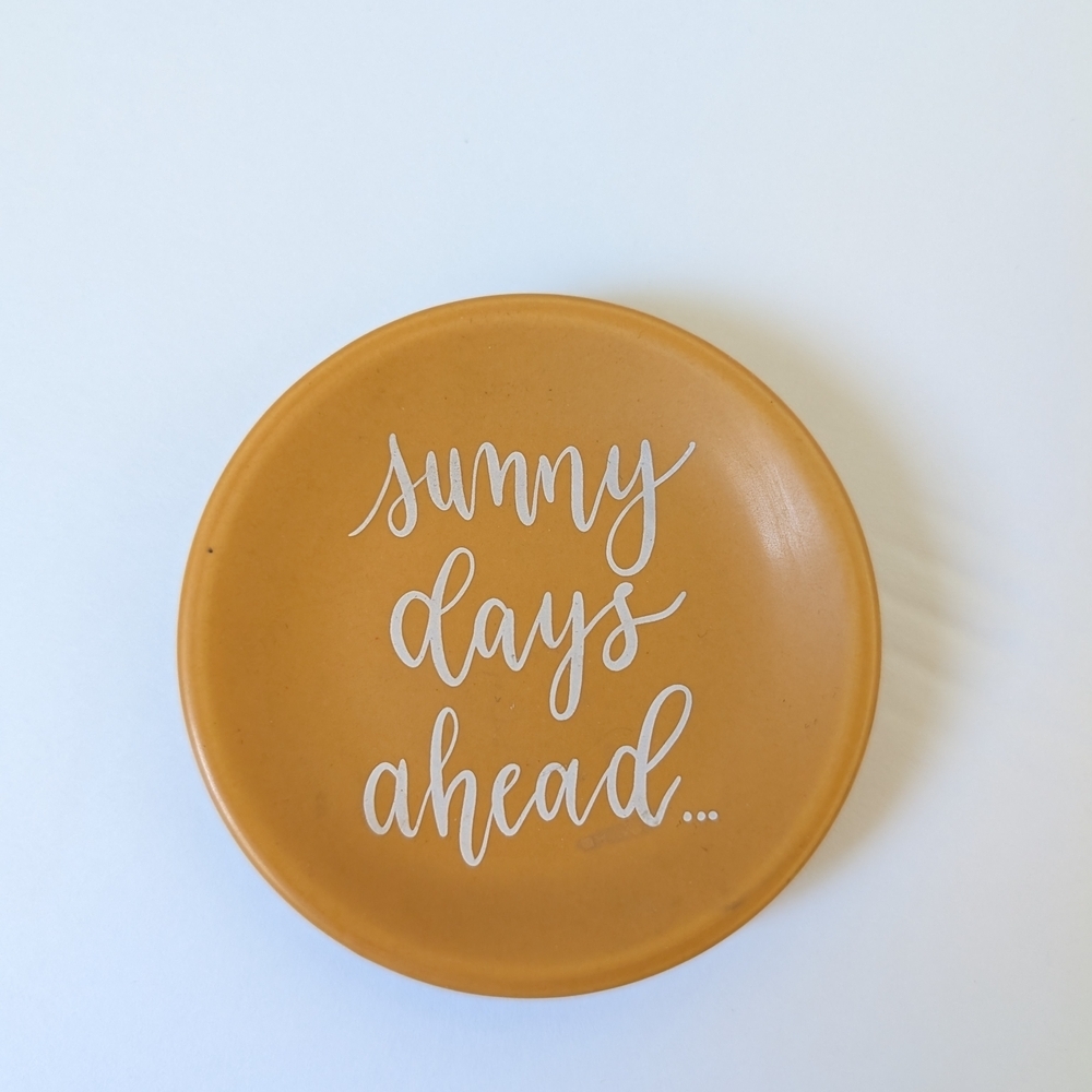 Sunny Days Ahead Ceramic Accessories Holder